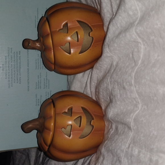Pumpkin Votive Candle Holders
